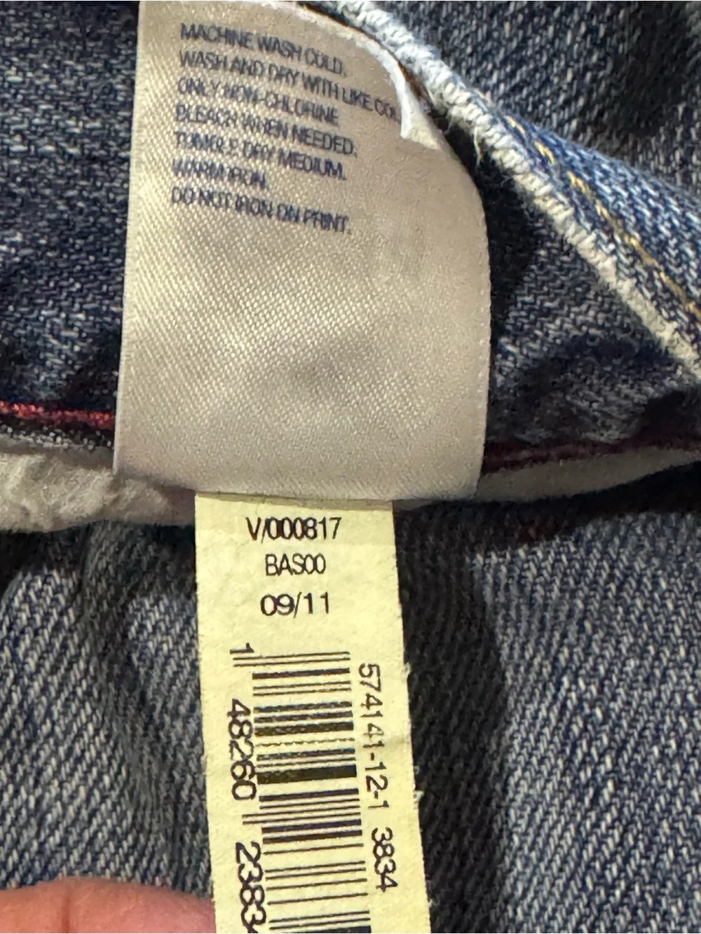 Old Navy Men’s Bootcut Denim Jeans Size 38x34
